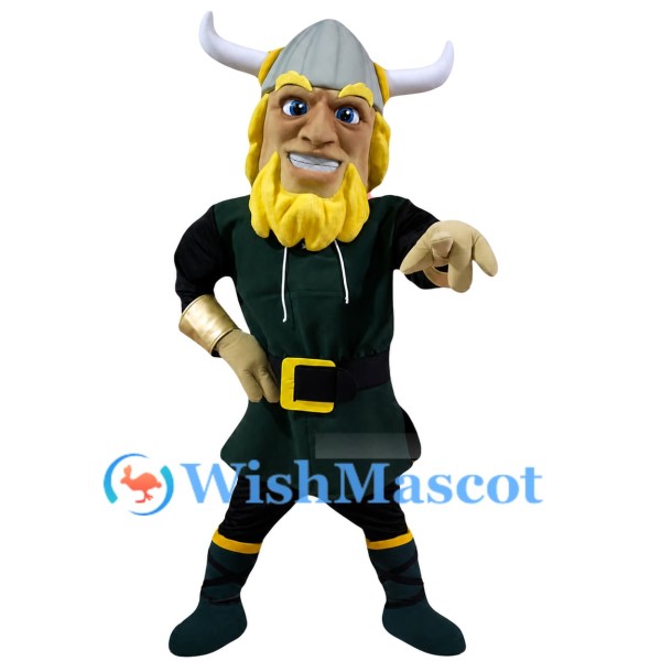 Happy ‌Viking Warrior Mascot Costume
