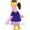 Cool Pink Flamingo Mascot Costume