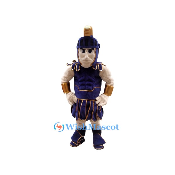 Purple Roman Soldier Mascot Costume