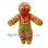 Cartoon Gingerbread Man Mascot Costume