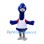 Blue Ostrich Mascot Costume