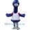 Blue Ostrich Mascot Costume