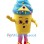 Blue Ice Cream Mascot Costume