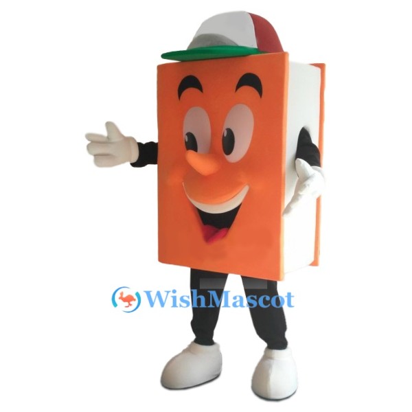 Orange Book Mascot Costume