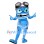 Blue Frog Mascot Costume