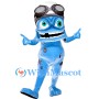Blue Frog Mascot Costume