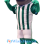 Sport Green Shark Mascot Costume