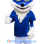 Sporty Blue Fox Mascot Costume