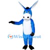 Blue Donkey Mascot Costume