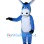 Blue Donkey Mascot Costume