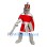 Red & Silver Knight Mascot Costume
