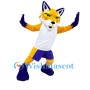 Energetic Orange Fox Mascot Costume