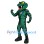 Green Muscular Snake Mascot Costume