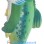 Green Fish Mascot Costume