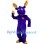 Purple Moose Mascot Costume