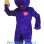 Purple Moose Mascot Costume