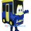 School Bus Mascot Costume