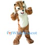 Brown Tiger Mascot Costume