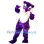 Purple Tiger Mascot Costume