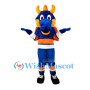 Blue & Orange Dragon Mascot Costume