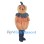Halloween Skeleton Pumpkin Mascot Costume