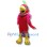 Lady Red Parrot Mascot Costume