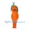 Orange Carrot Mascot Costume