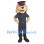 Brown Police Dog Mascot Costume