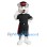 Police Husky Mascot Costume