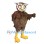 Cute Brown Owl Mascot Costume