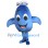 Cartoon Blue Whale Mascot Costume