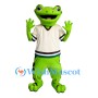 Cheerful Frog Mascot Costume