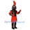 Red and Black Knight Mascot Costume