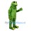 Friendly Green Frog Mascot Costume