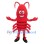 Cheerful Red Lobster Mascot Costume