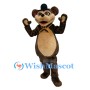 Brown Mouse Mascot Costume