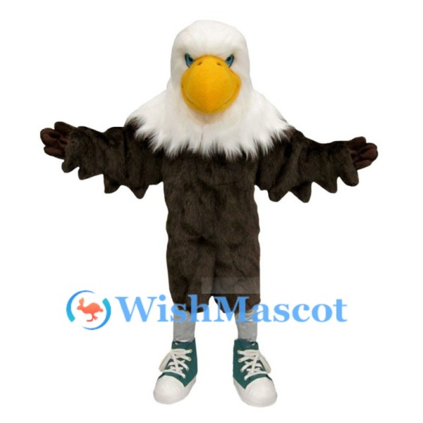 Plush Bald Eagle Mascot Costume