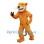 Soft Orange Tiger Mascot Costume
