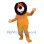Orange Lion Mascot Costume