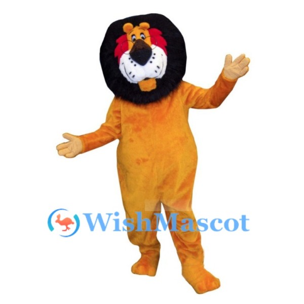 Orange Lion Mascot Costume