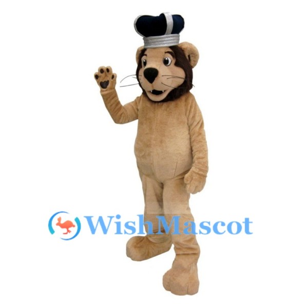 Crown Lion Mascot Costume