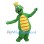 Crown Green Dragon Mascot Costume