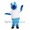 ‌Cute Blue Pig Mascot Costume