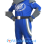 Blue Racing Driver Mascot Costume