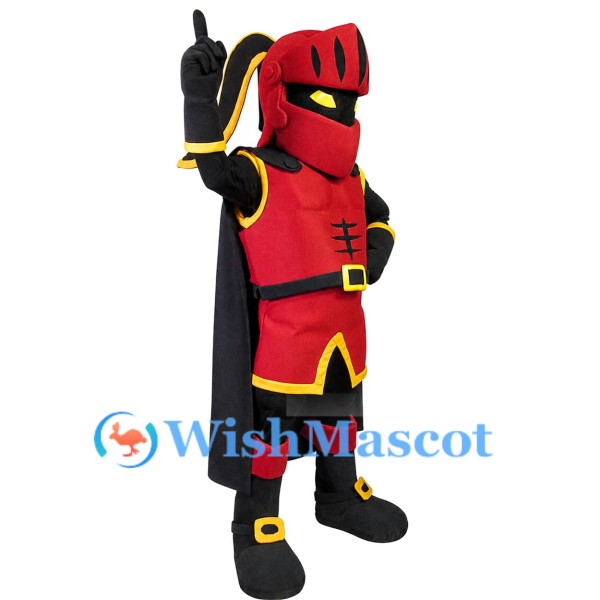 Red Ninja Warrior Mascot Costume