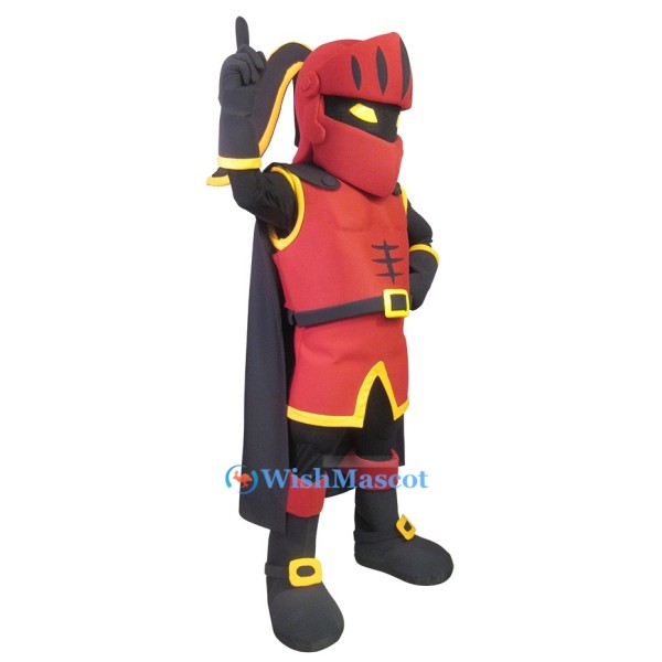 Red Ninja Warrior Mascot Costume