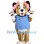 Cute Puppy Mascot Costume for Early Education
