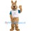 Friendly Cute Kangaroo Mascot Costume