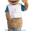 Friendly Cute Kangaroo Mascot Costume