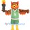 Owl Torchbearer Mascot Costume